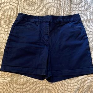 COPY - Navy Lands’ End shorts, size 8. Pockets!